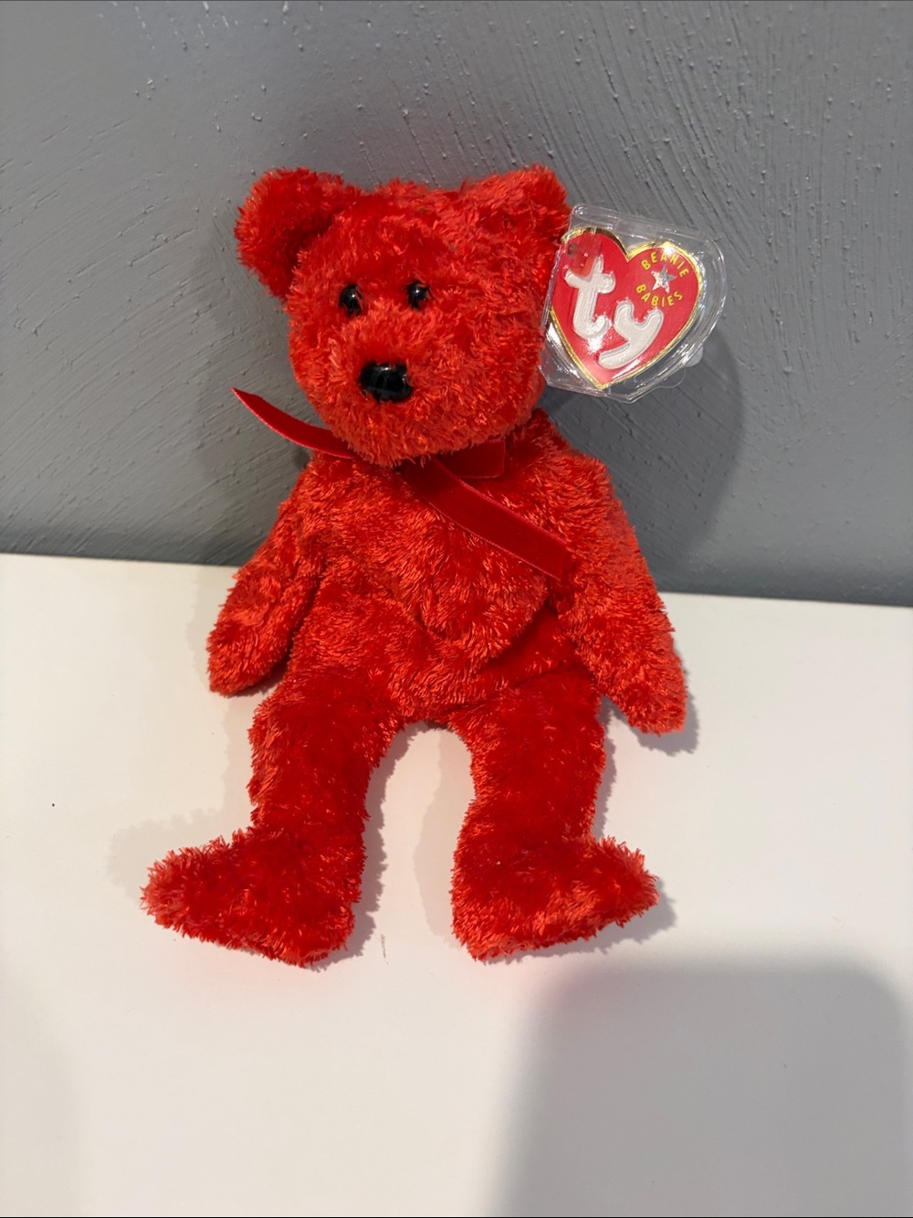 TY Beanie Baby Sizzle Bear